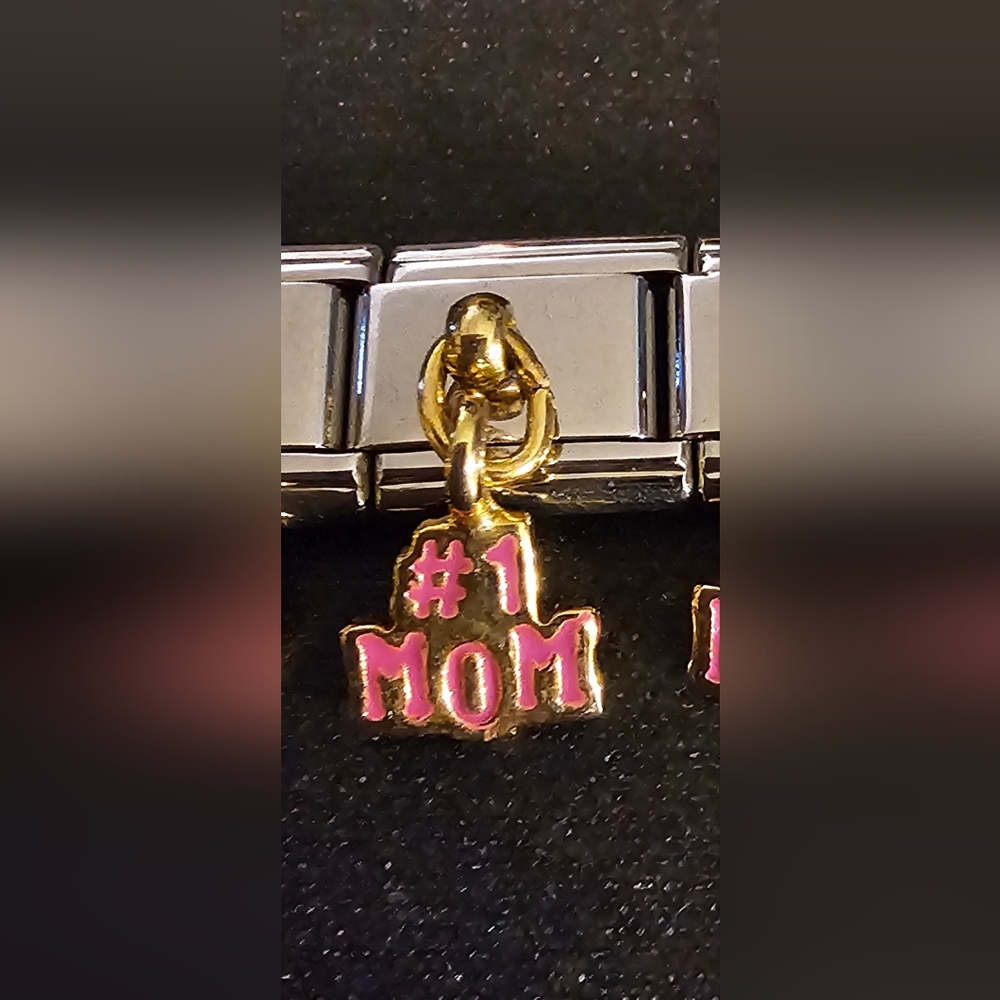 #1 Mom Italian  Charm